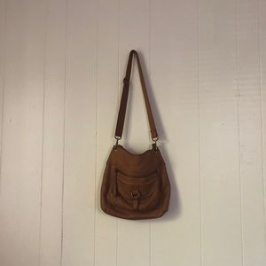 Brown leather Fossil purse
